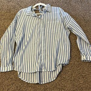 Zara Striped Button Down (XS)